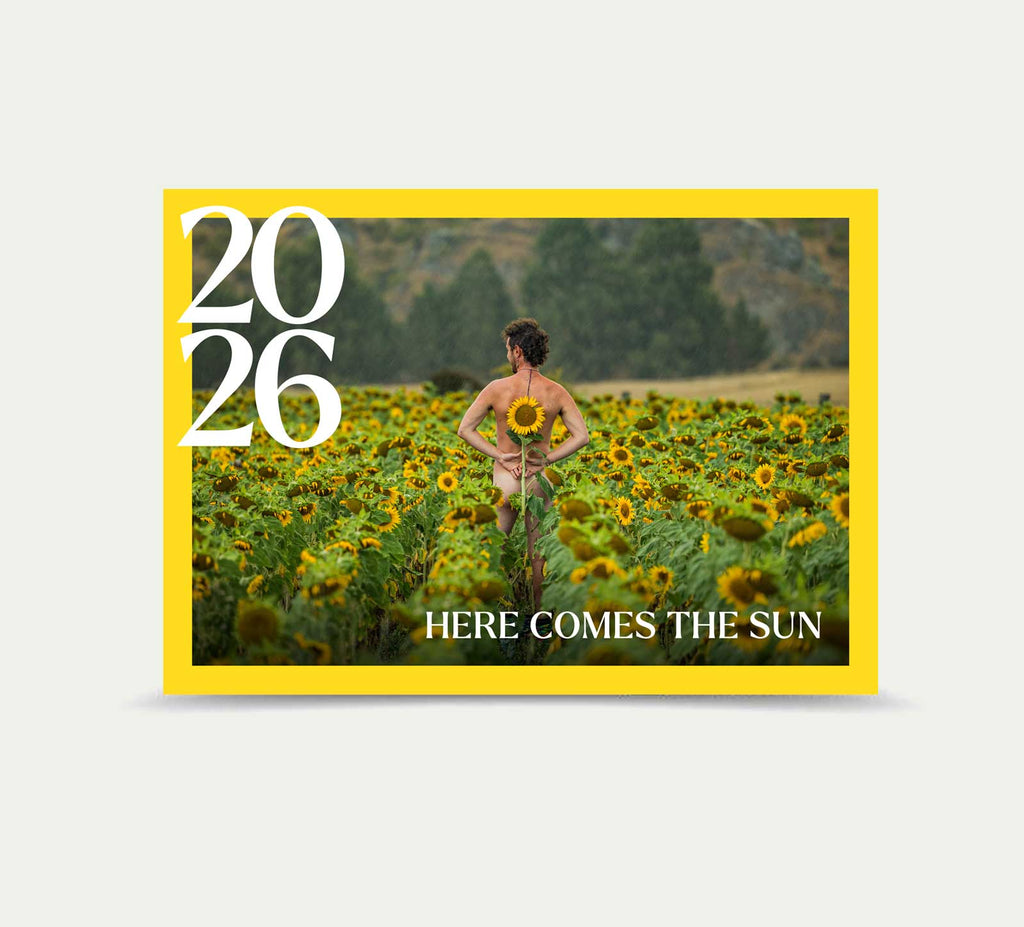 Nude Sunflower Calendar 2026 - $15 Donation
