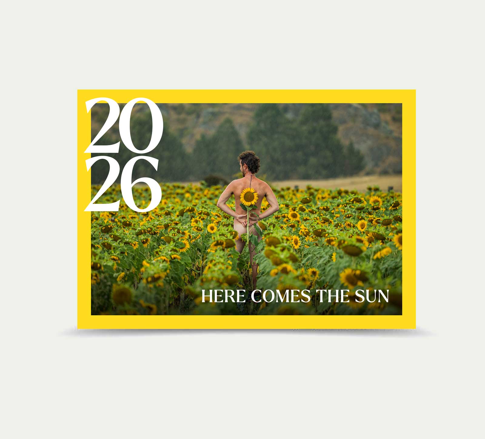 Nude Sunflower Calendar 2026 - $100 Donation