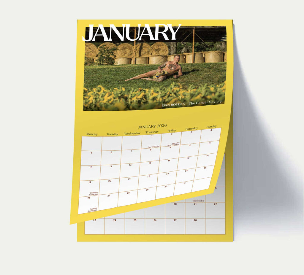 Nude Sunflower Calendar 2026 - $15 Donation